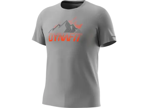 Dynafit Transalper Graphic pánske tričko s krátkym rukávom alloy