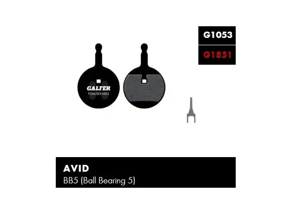Galfer FD420 Standard G1053 brzdové doštičky pre Avid BB5