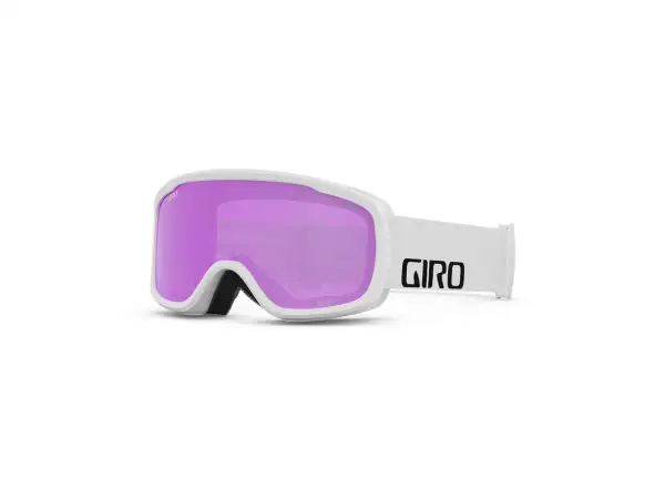 Pánske lyžiarske okuliare Giro Cruz White Wordmark/Amber Pink