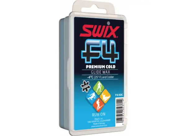 Swix F4 prémiový studený klzný vosk 60 g