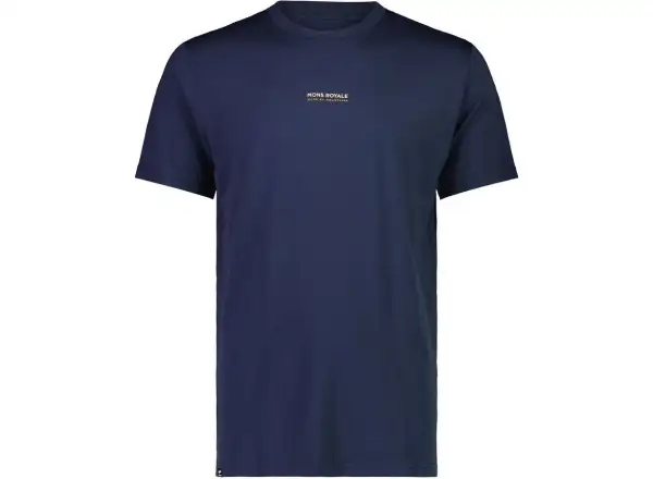 Mons Royale Icon T-Shirt pánské triko Mt View Midnight