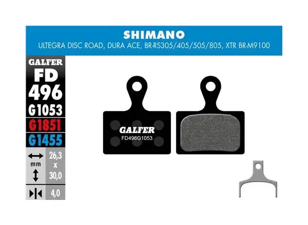 Brzdové doštičky Galfer FD496 Standard G1053 pre Shimano