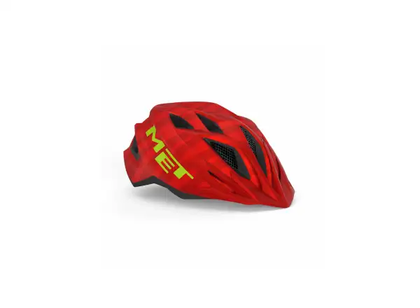 MET Crackerjack junior helma červená matná veľkosť 1,5 mm Uni (52-57 cm)