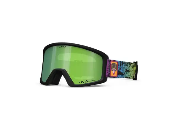 Pánske lyžiarske okuliare Giro Blok Black Split Fountain Mountain/Vivid Emerald