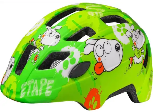 Detská cyklistická prilba Etape Kitty 2.0 zelená