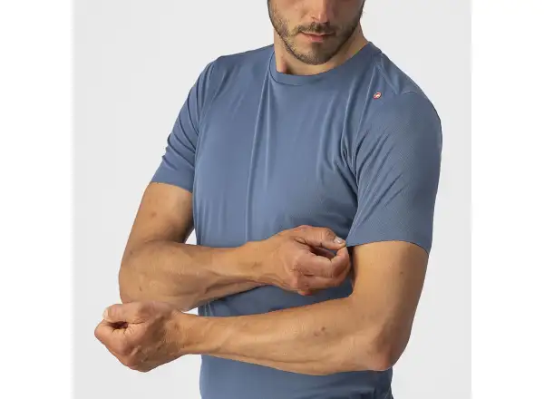 Castelli Tech 2 Tee Pánske tričko s krátkym rukávom Light Steel Blue