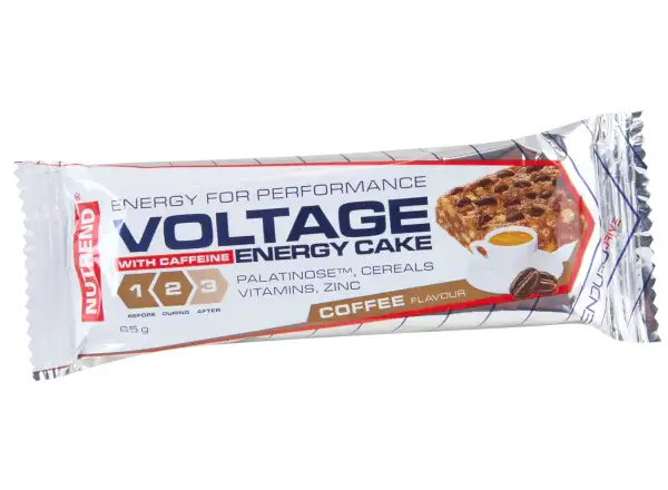 Nutrend tyčinka Voltage Energy Cake 65g káva s kofeínom