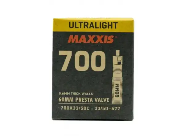 Maxxis Ultralight 700X33/50 gravel duša galuskový ventil 60 mm