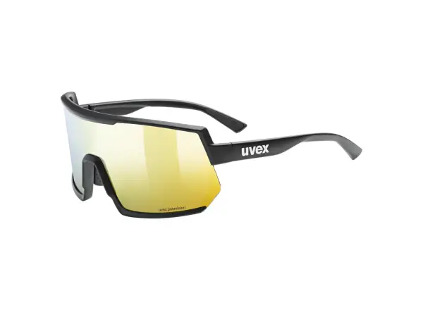 Cyklistické okuliare Uvex Sportstyle 235 Polavision Black Mat/Mirror Red