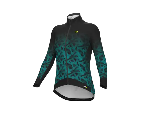 Alé Pyramid PR-R dámska zimná cyklistická bunda Turquoise