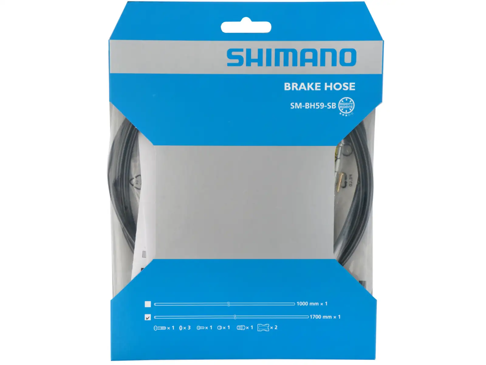 Shimano SM-BH59-SB brzdová hadica zadná čierna 1700 mm