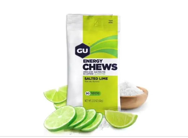GU Energy Chews bonbóny Salted Lime 60 g