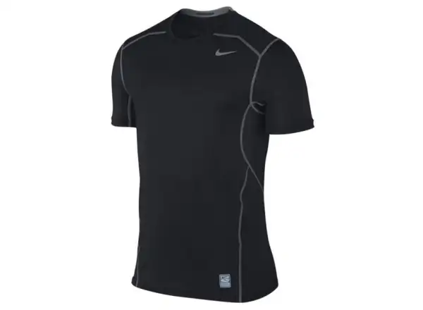 Nike Hypercool Fitted pánské funkční triko černé/stříbrné