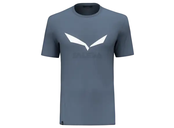 Salewa Solidlogo Dry Pánske tričko s krátkym rukávom Java Blue