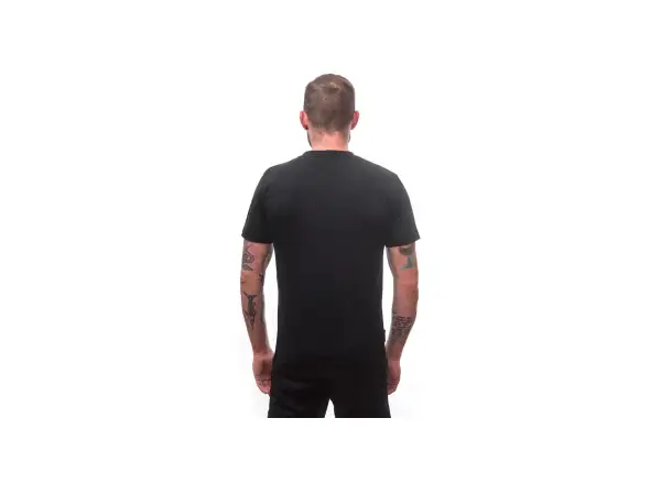 Sensor Merino Active PT Van Life pánske tričko s krátkym rukávom čierne