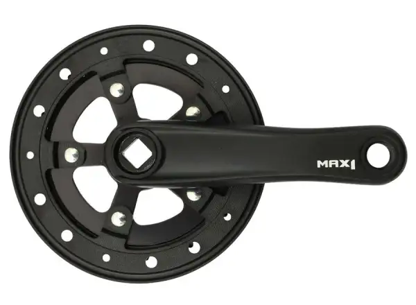 MAX1 Kids kľučky s jednoprevodníkom 28 z. 127 mm čierna s krytom