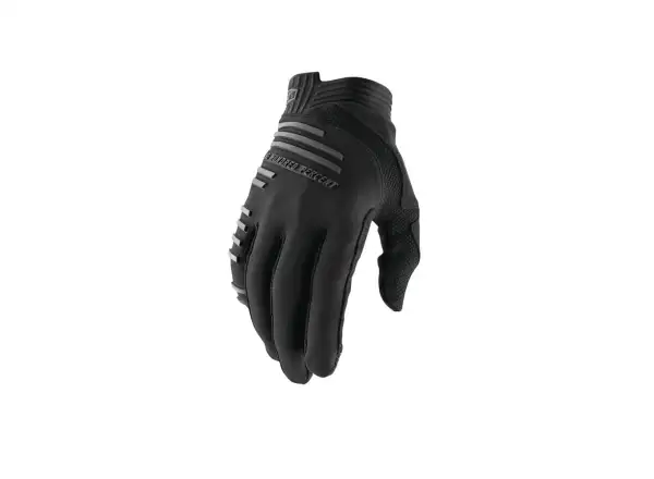 100% R-Core Pánske dlhé čierne rukavice