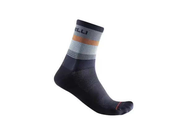 Castelli Scia 12 ponožky červená/oranžová/modrá