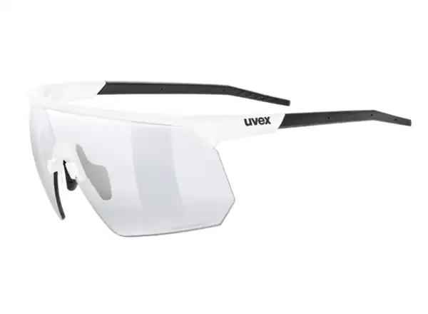 Cyklistické okuliare Uvex Pace One Variomatic White Matt/LTM. Silver
