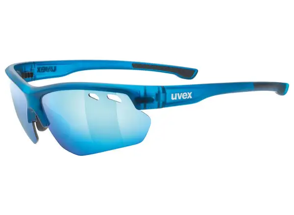 Slnečné okuliare Uvex Sportstyle 115 matné modré/výmenné šošovky
