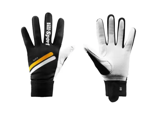 Lill-Sport Pevné zimné rukavice Black