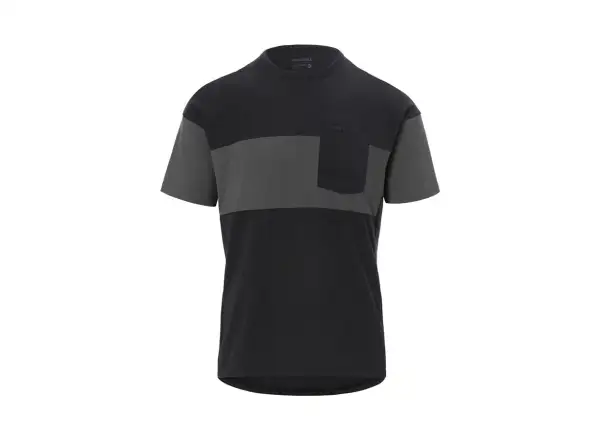 Giro Ride Pánsky dres s krátkym rukávom Black/Charcoal