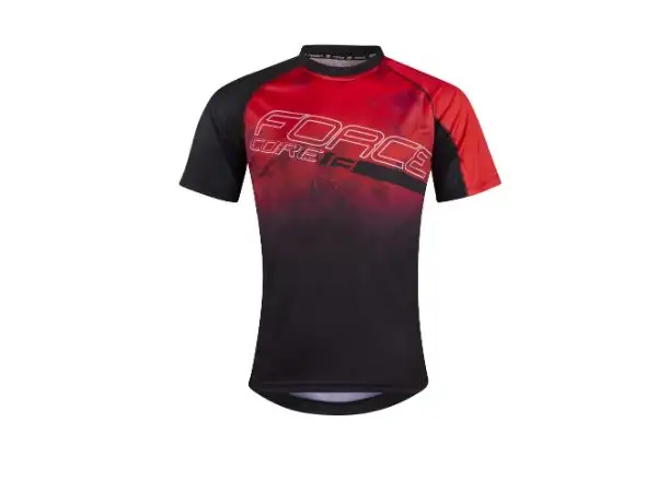 Force Core MTB dres s krátkym rukávom červený/čierny