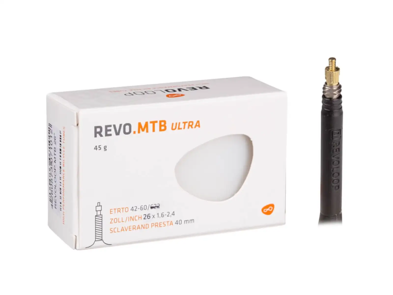 Revoloop Ultra MTB duša 26x1,60-2,40" FV40 gal. ventil