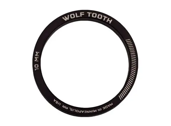 Wolf Tooth sada 5 podložiek čierna