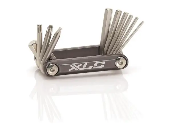 XLC TO-M06 multifunkčný kľúč 10 funkcií strieborný
