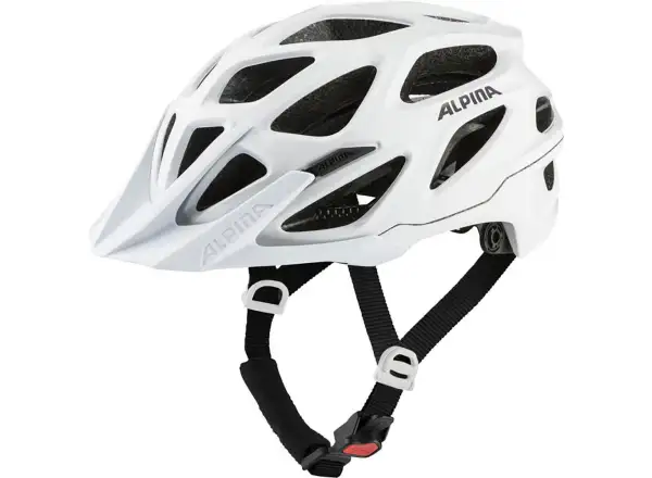 Alpina Thunder 3.0 cyklistická prilba biela lesklá
