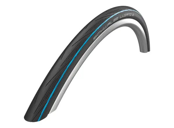 Schwalbe Lugano 2 25-622 cestná pneumatika kevlar čierna/modrá