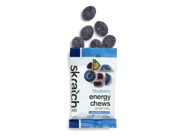 Skratch Labs Energy Chews ovocné cukríky 50 g čučoriedka
