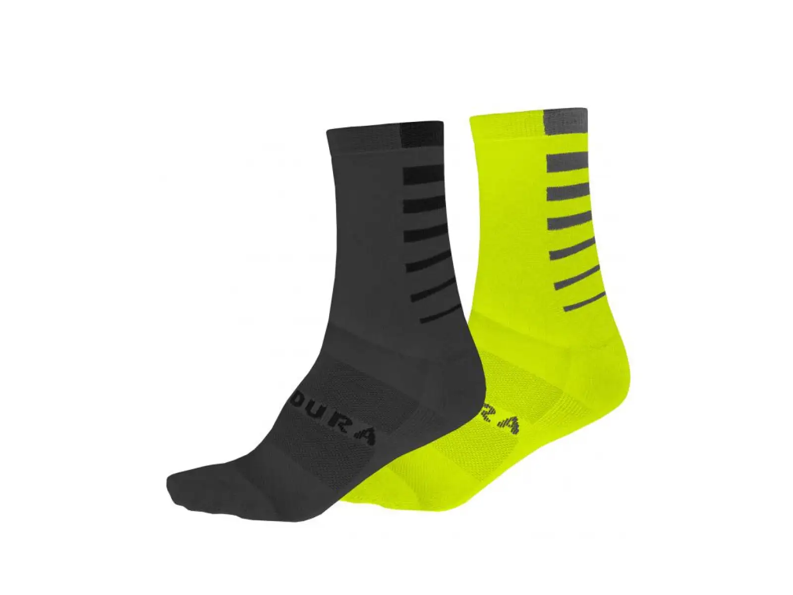 Ponožky Endura Coolmax Stripe (2 páry v balení) Hi-Viz Yellow