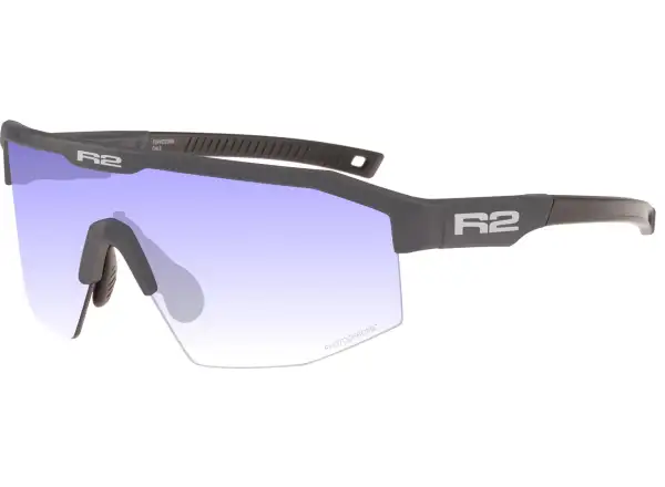 Cyklistické okuliare R2 Gain matné metalické tmavo šedé/čierne