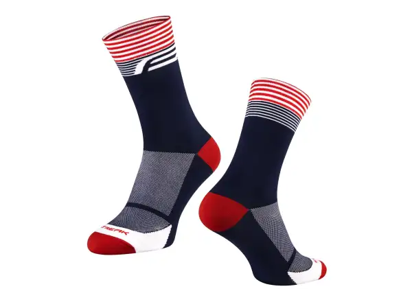Ponožky Force Streak modré/červené