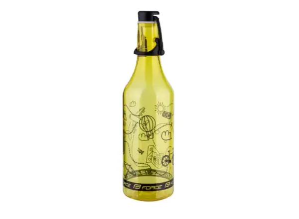 Force Flask Turistická fľaša 0,5 l transparentná žltá