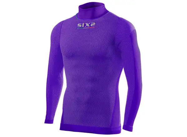 SIXS funkčné tričko/rolka s dlhým rukávom fialová