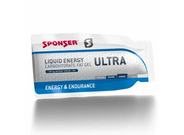 Sponser Liquid Energy Ultra Energy Gel pre vytrvalostný výkon Kokos/Makadamové orechy 25 g