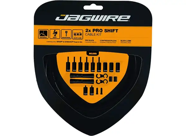 Jagwire PCK500 2x Pro Shift Kit, čierna