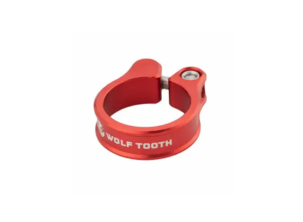 Sedlová objímka Wolf Tooth 34,9 mm červená
