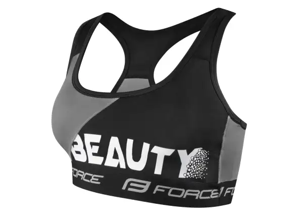 Dámska športová podprsenka Force Beauty black/grey