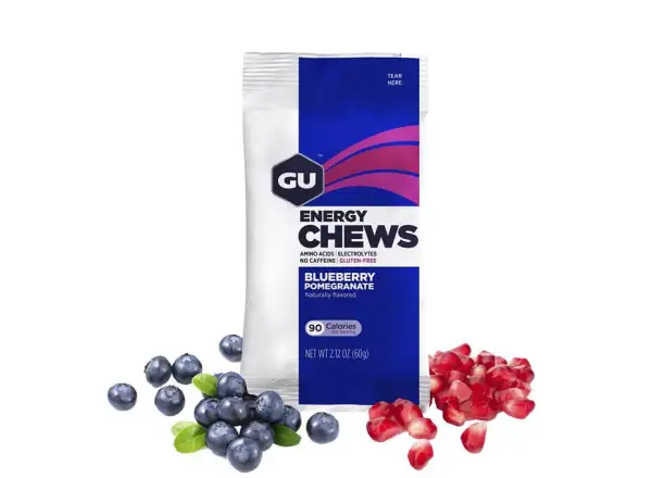 GU Energy Chews bonbóny Blueberry Pomegranate 60 g