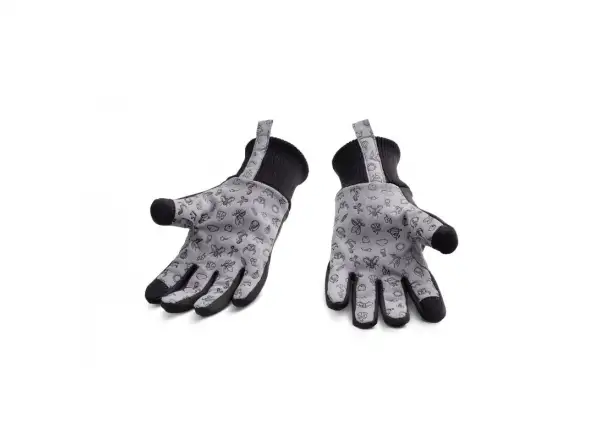 Detské zimné rukavice Woom čierne veľkosť 7