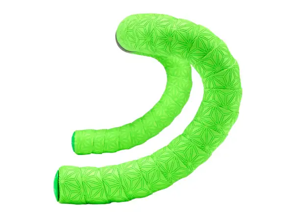 Supacaz Super Sticky Kush TruNeon Wrap Neon Green/Black Plugs