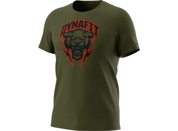 Dynafit Graphic Cotton Pánske tričko s krátkym rukávom Olive Night/Tigard