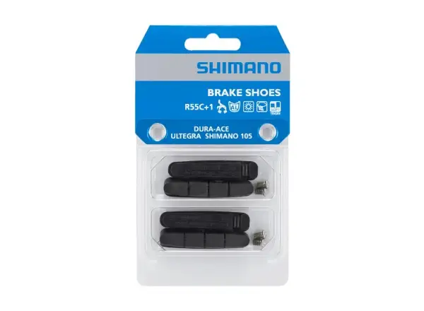 Shimano R55C+1 brzdové gumičky pre Dura Ace/Ultegra/105