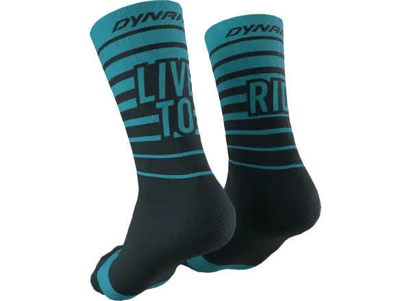 Dynafit Live To Ride sportovní ponožky Storm Blue