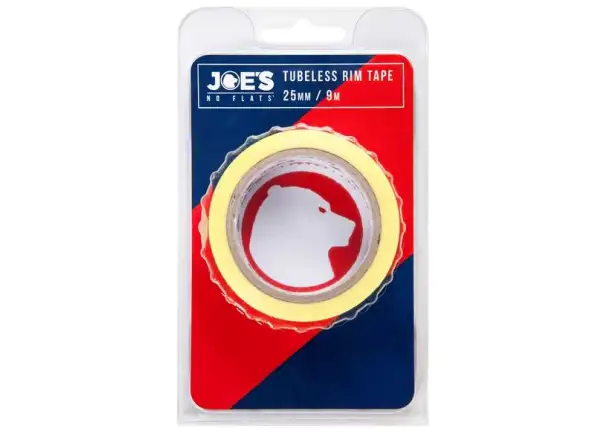 Joes Tubeless Yellow Rim Tape 9 m X 25 mm bezdušová páska na ráfiky