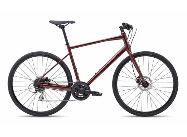Trekingový bicykel Marin Fairfax 2 lesklý červený/čierny